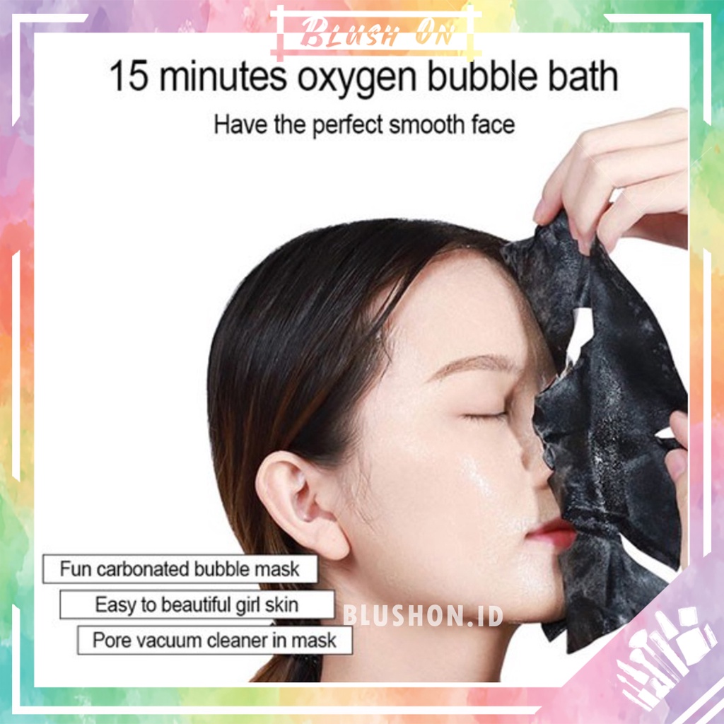 IMAGES Bubble Mask Foam Mengecilkan Pori Amino Acid Bubbles Image Facial Bubble Mask Sachet Terbaru