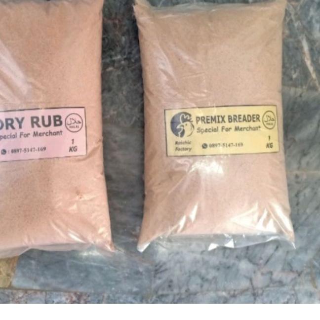 

➣ Bumbu Biang Fried Chicken 1kg : 20kg Tepung / Bumbu Premix Raichic / Bumbu Tepung Kentucky ✲