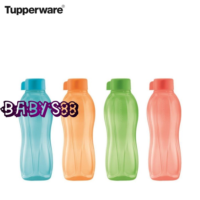 botol minum  TUPPERWARE BOTOL MINUM 500ML - TUPPERWARE ECO BOTTLE 500ML - 01-BIRU(O5V9) PROMO Botol 