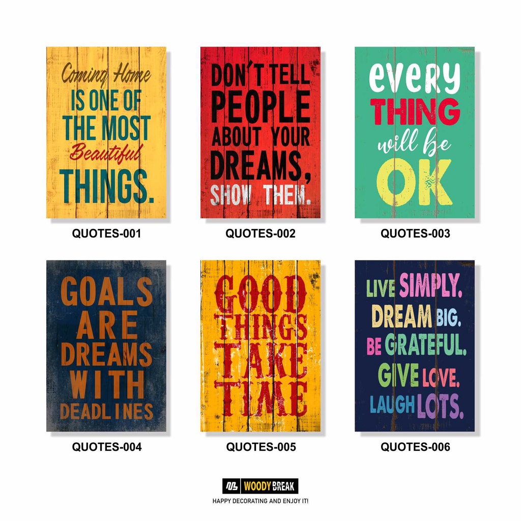 HIASAN DINDING QUOTES MOTIVASI POSTER