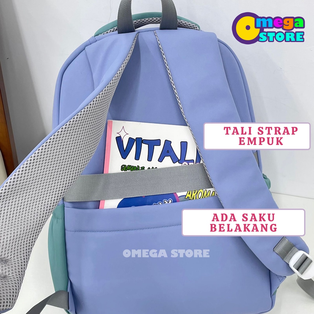 [O&amp;S] Tas Ransel Anak SD SMP SMA Wanita Pria Fashion Tas Sekolah Terbaru-OS285