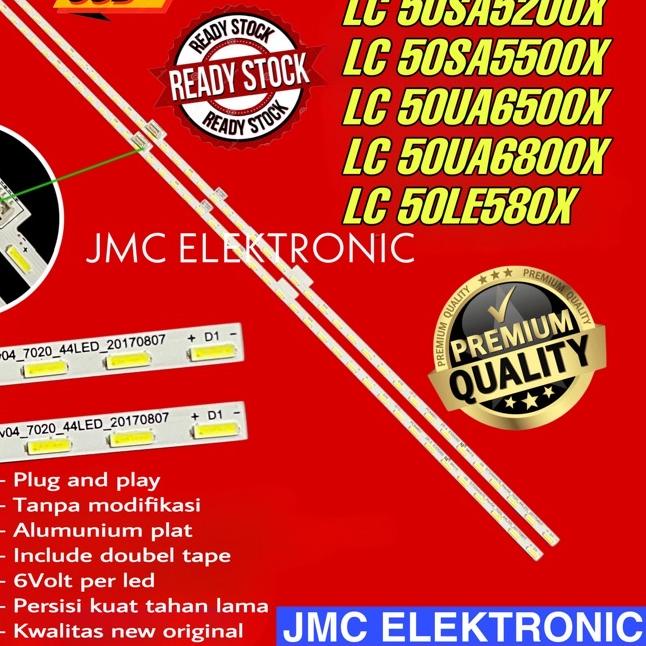 ★ BACKLIGHT TV LED SHA50SA5200 50SA5500 50UA6500 50UA6800 50LE580 LC-50SA5200 LC-50SA5500 LC-50UA650