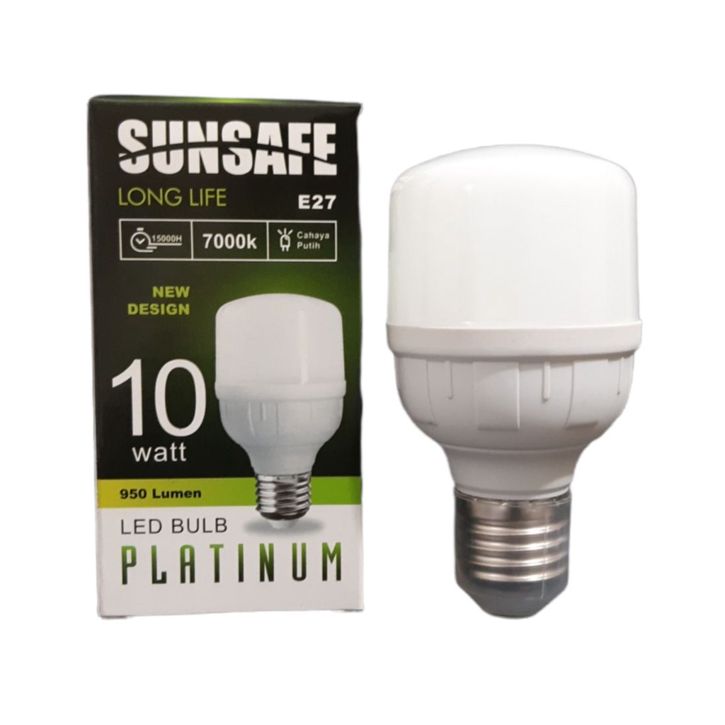 Paket 10 Pcs SUNSAFE Platinum Lampu LED Capsule 10 Watt