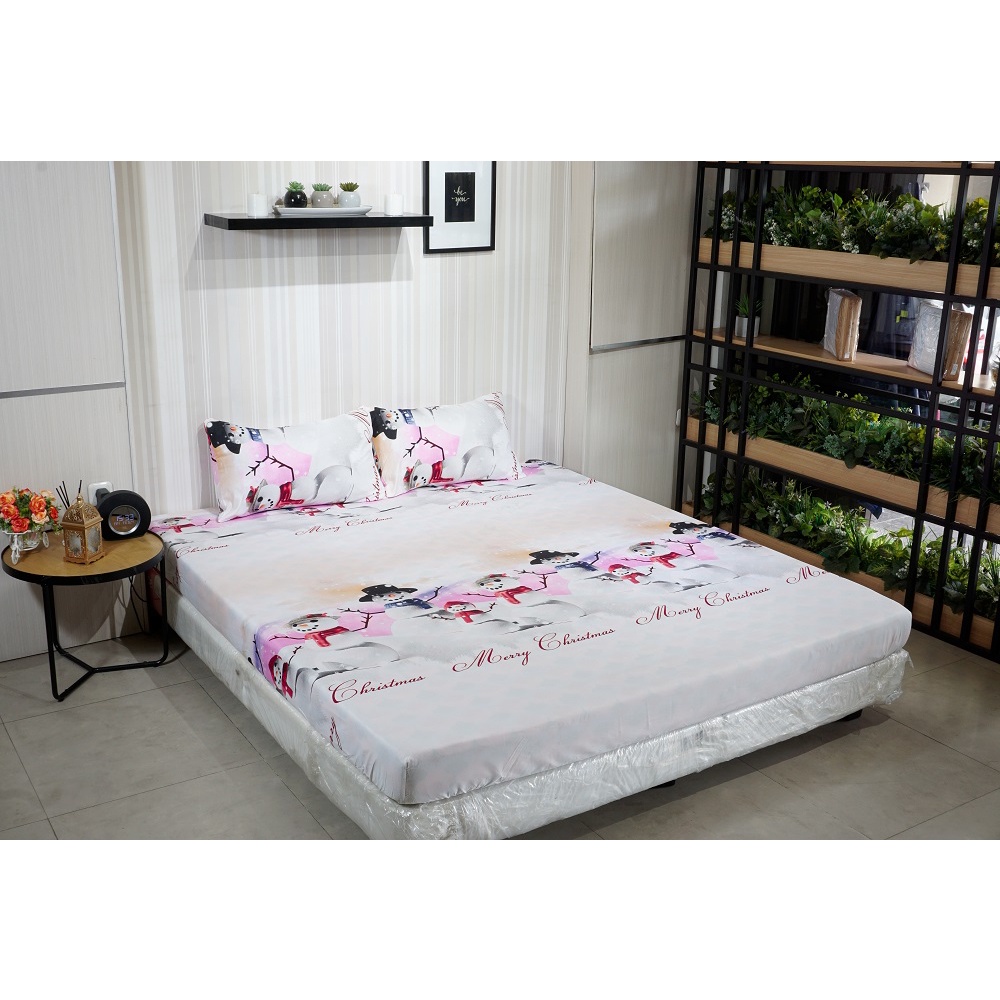 Idola Style Veronica Sprei 100 / 120 Micro Print Tinggi 20 cm MP-8102