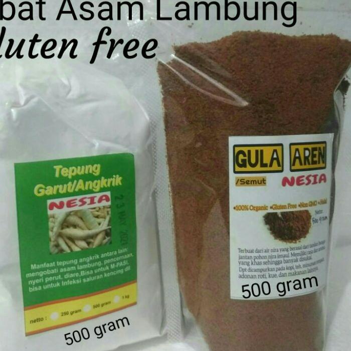 

✺ Tepung Garut + Gula Aren - 500gram + 500gram ☏