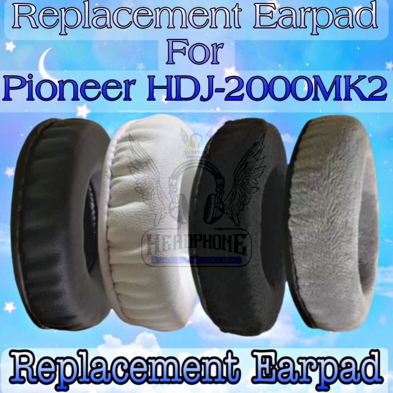 Earcup Ear Pads Earpad Pioneer HDJ-2000MK2 HDJ2000MK2 HDJ 2000 MK2 2000MK2 Headset Foam