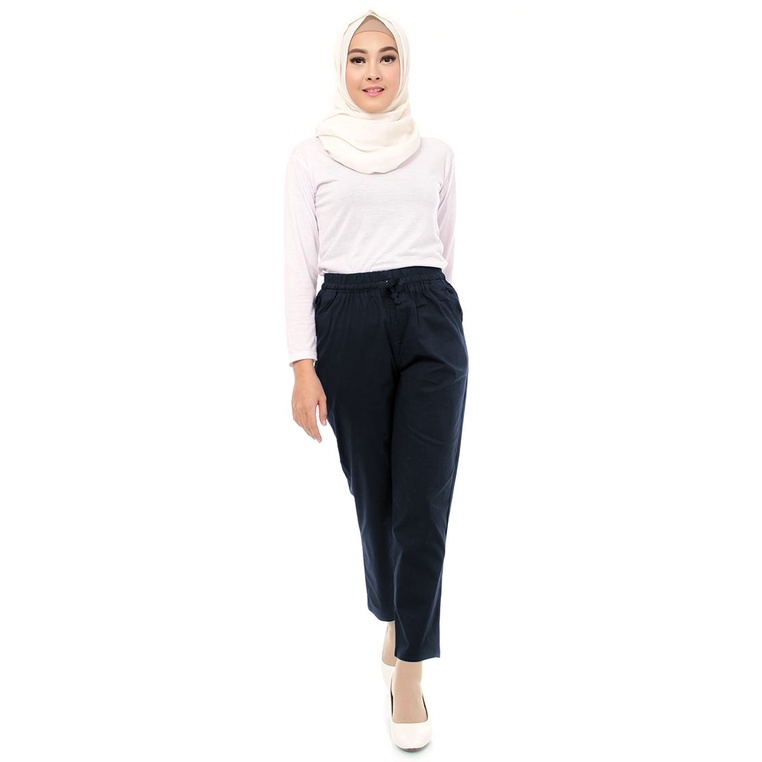 NHM Celana Baggy Wanita Bestseller , Baggy Pants panjang katun Street