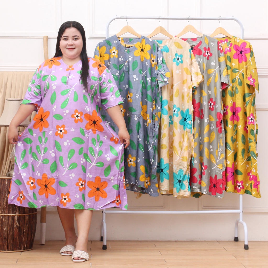 dress cantik busui jumbo ld 140/daster jumbo kekinian/dress kekinian/dress cantik/dress rayon/dress big size/daster big size/daster kimono jumbo/daster busui/daster ibu menyusui/daster rayon/daster bali/daster kekinian/daster jumbo ld 140 | BB 80-120KG