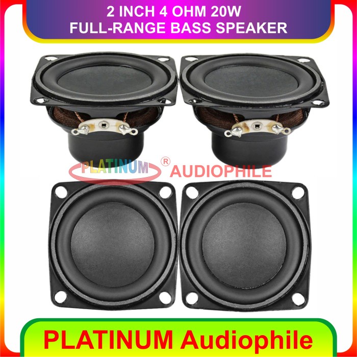 Speaker 2 Inch Fullrange Bass Neodymium Magnet 2" Hifi Full range