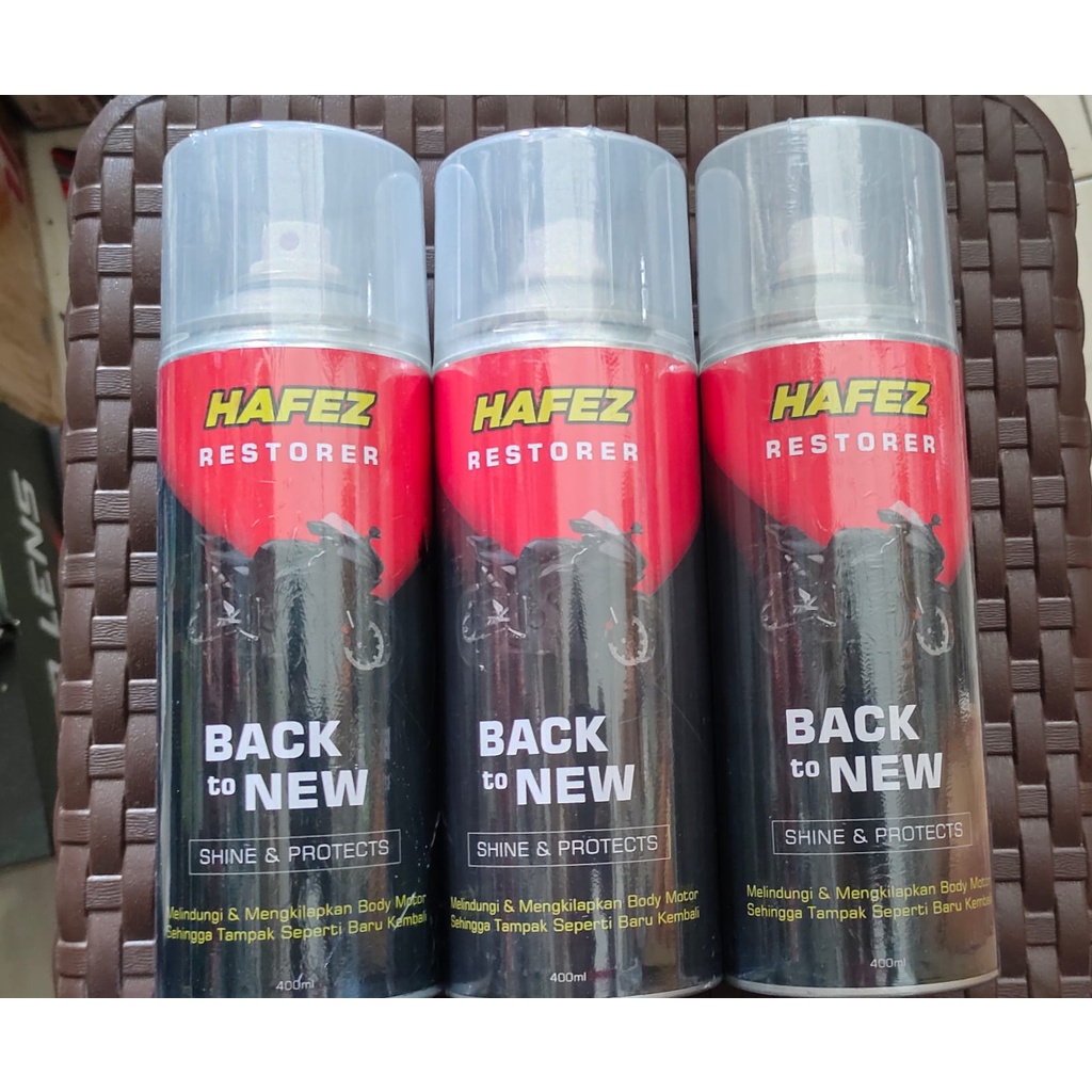 HAFEZ RESTORER (Pengkilap & penghitam Body Motor / Mobil)