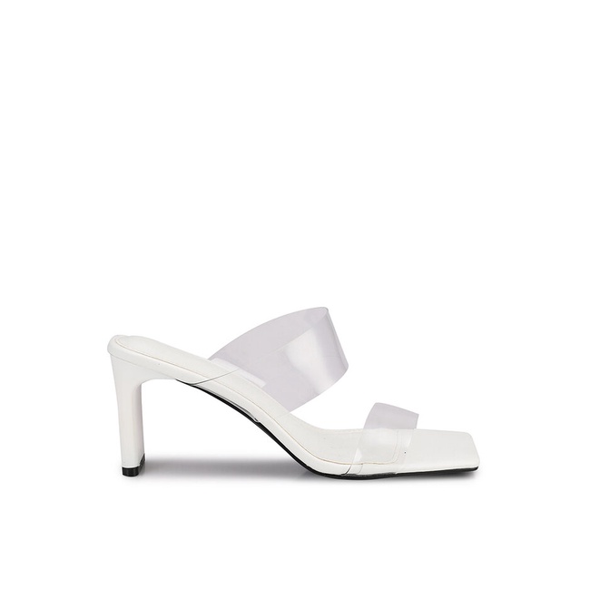 Sepatu Heels Rubi Original Open toe with clear straps Hels Gereja Cantik Ori 100% Pip Two Strap Pers