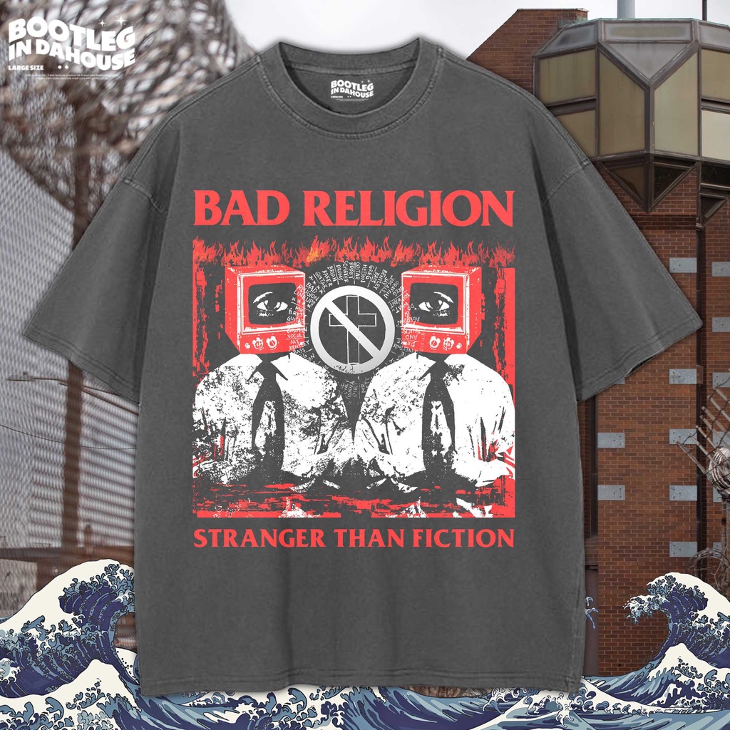 BAD RELIGION Oversize T-shirt / Kaos Oversize BAD RELIGION