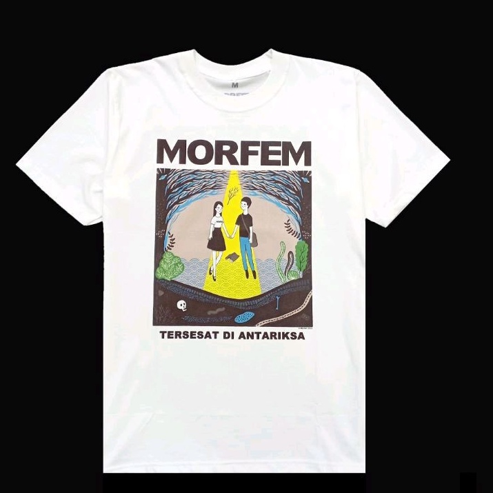 Tshirt MORFEM - TERSESAT DI ANTARIKSA - White