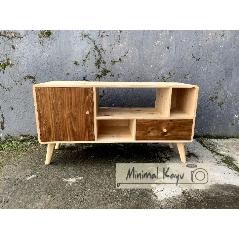 Meja,Buffet,Rak TV MINIMALIS Kayu jati Belanda || 105x35x55