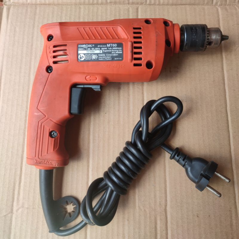 Mesin Bor Maktec 10mm MT60 Second Original Suara Halus
