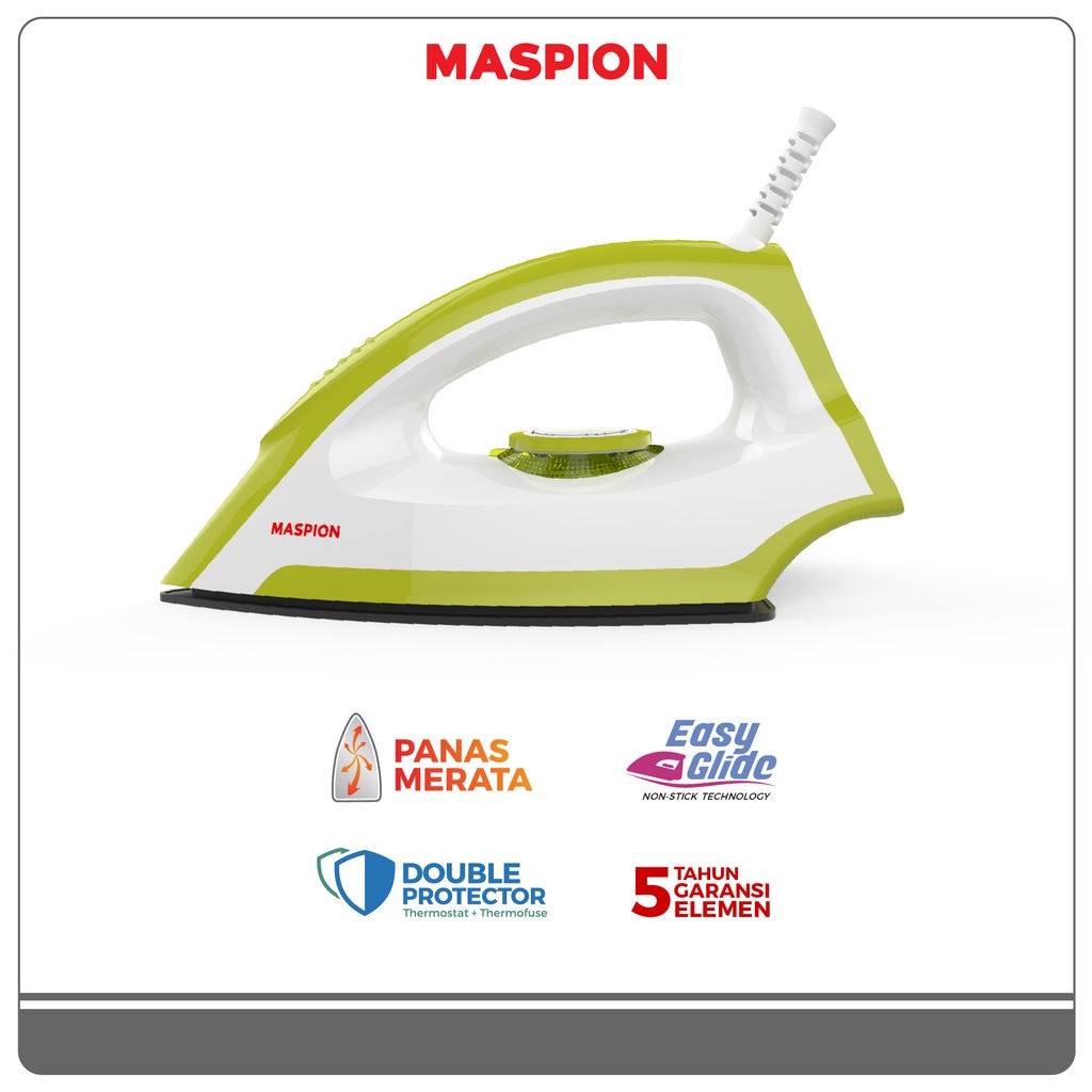 SETRIKA MASPION HA 370 DRY IRON ORIGINAL