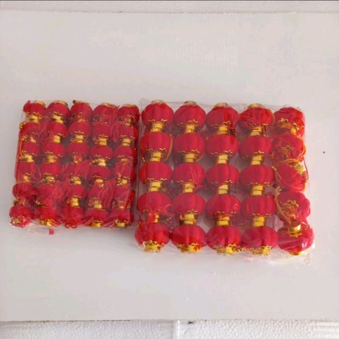 Lampion Ornamen Lampion Gantung Imlek Mini Hiasan Pohon Imlek 2023 Gantungan