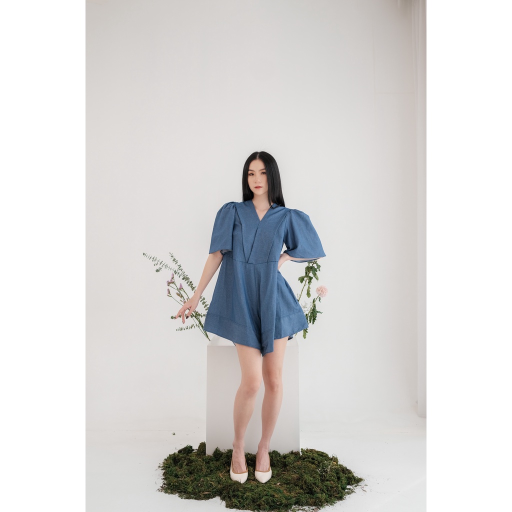 KOOZEE - BORA DENIM JUMPSUIT - JUMPSUIT WANITA KOOZEE