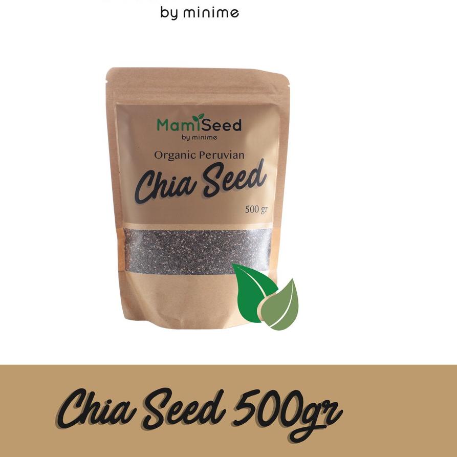 

➦ Mamiseed Black Organic Chia Seed 500gr ✯
