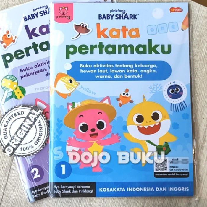 Knowledge Buku Pinkfong Baby Shark - Kata Pertamaku 1 By Pinkfong Baby Shark