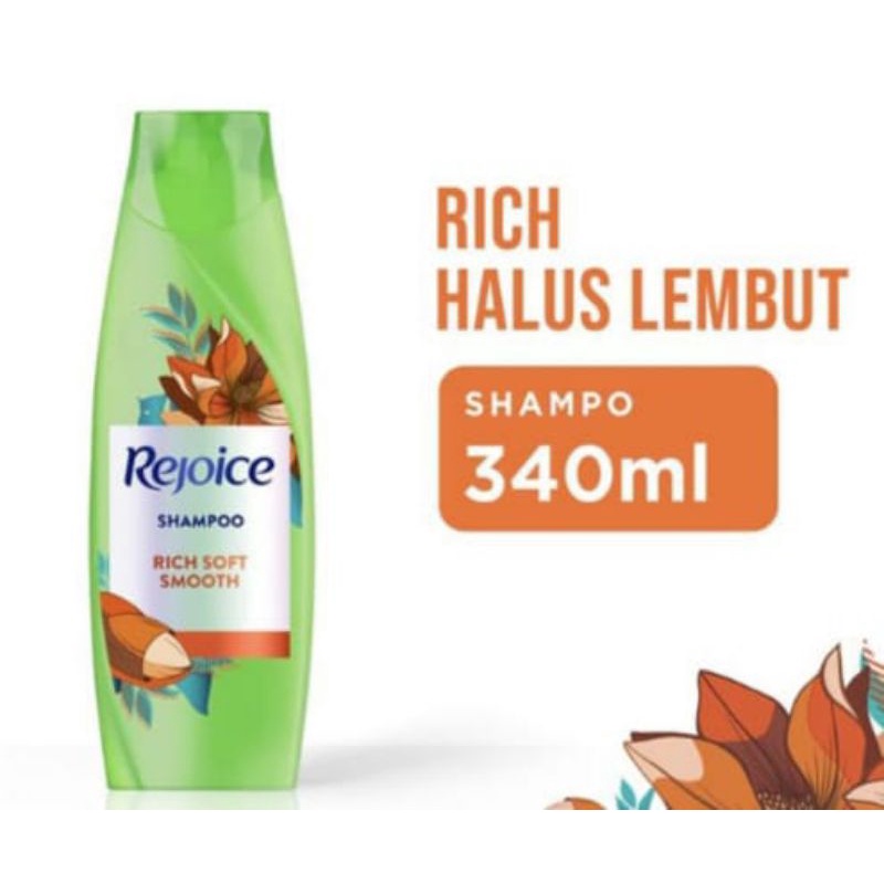 Rejoice Shampoo  Rich Soft Smooth 340 ml