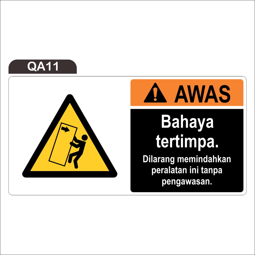 

RAMBU BAHAYA TERTIMPA