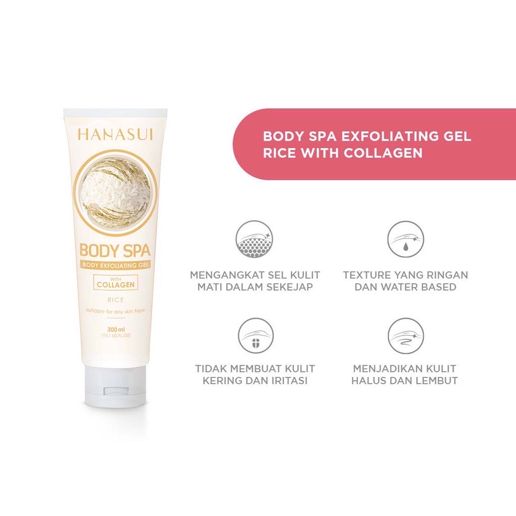 Hanasui Body Spa Exfoliating Gel With Collagen