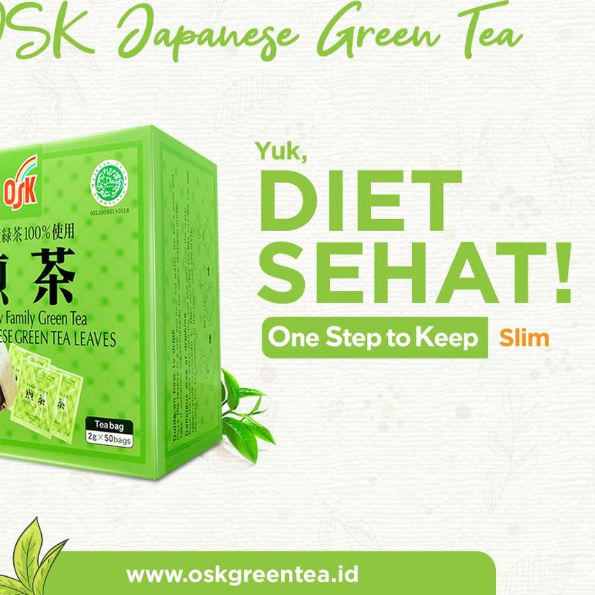 

♪ OSK Japanese Green Tea (50 Sachet) ➲