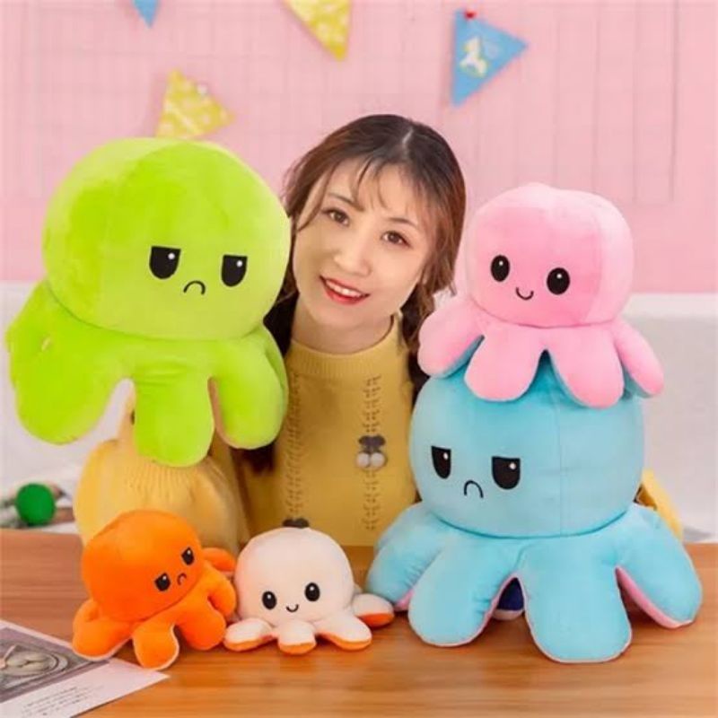 Boneka ubur ubur bolak balik lucu gift hadiah ulang tahun souvenir kado anak