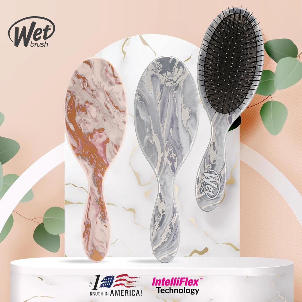 ❤ MEMEY ❤ The WET BRUSH Detangler Metallic Marble