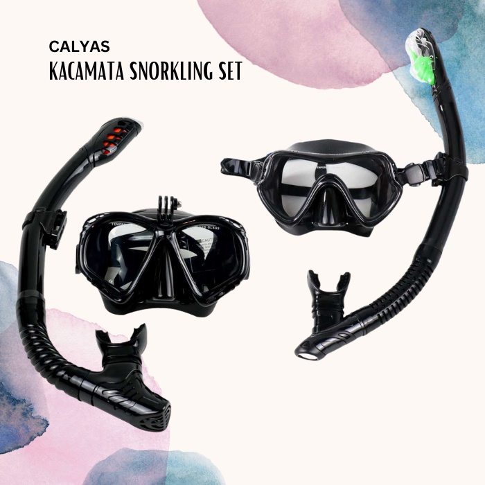 Kacamata Snorkeling Selam Scuba Diving Snorkling Set with Snorkel Tube