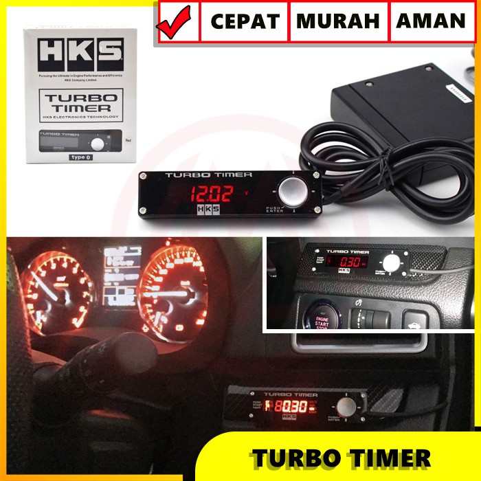 HKS TURBO TIMER UNIVERSAL TURBO TIMER INNOVA FORTUNER IMPORT QUALITY ORIGINAL BEST QUALITY