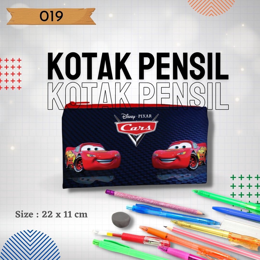 

Tempat Pencil, Pena untuk anak TK,SD,SMP,SMA,dan Mahasiswa Gambar Pixar Cars 019