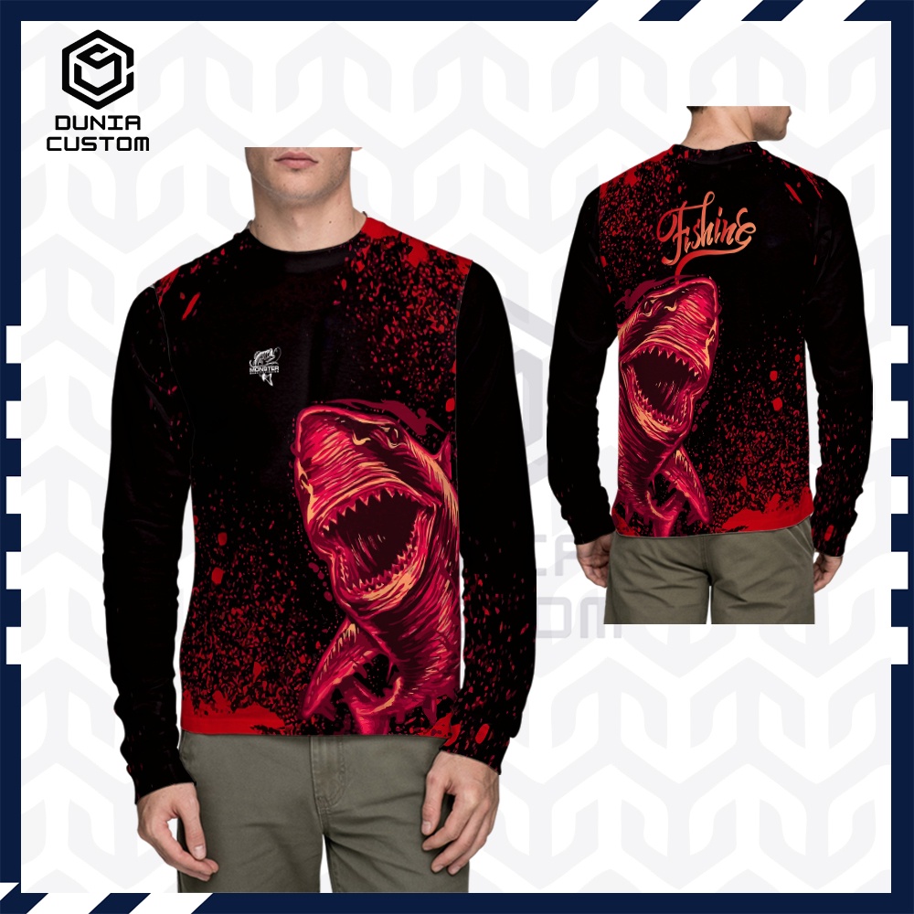 KAOS FISHING MANIA MANCING IKAN ALAT PANCING PANCINGAN JANGKAR KAPAL OLAHRAGA TERBARU 3D Jersey Kaos