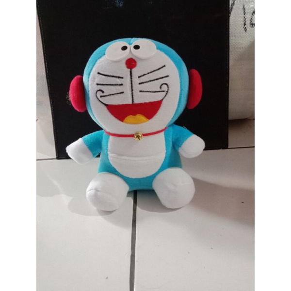 Boneka Doraemon/Boneka doraemon musik(walkmen) size S 35cm Boneka viral murah