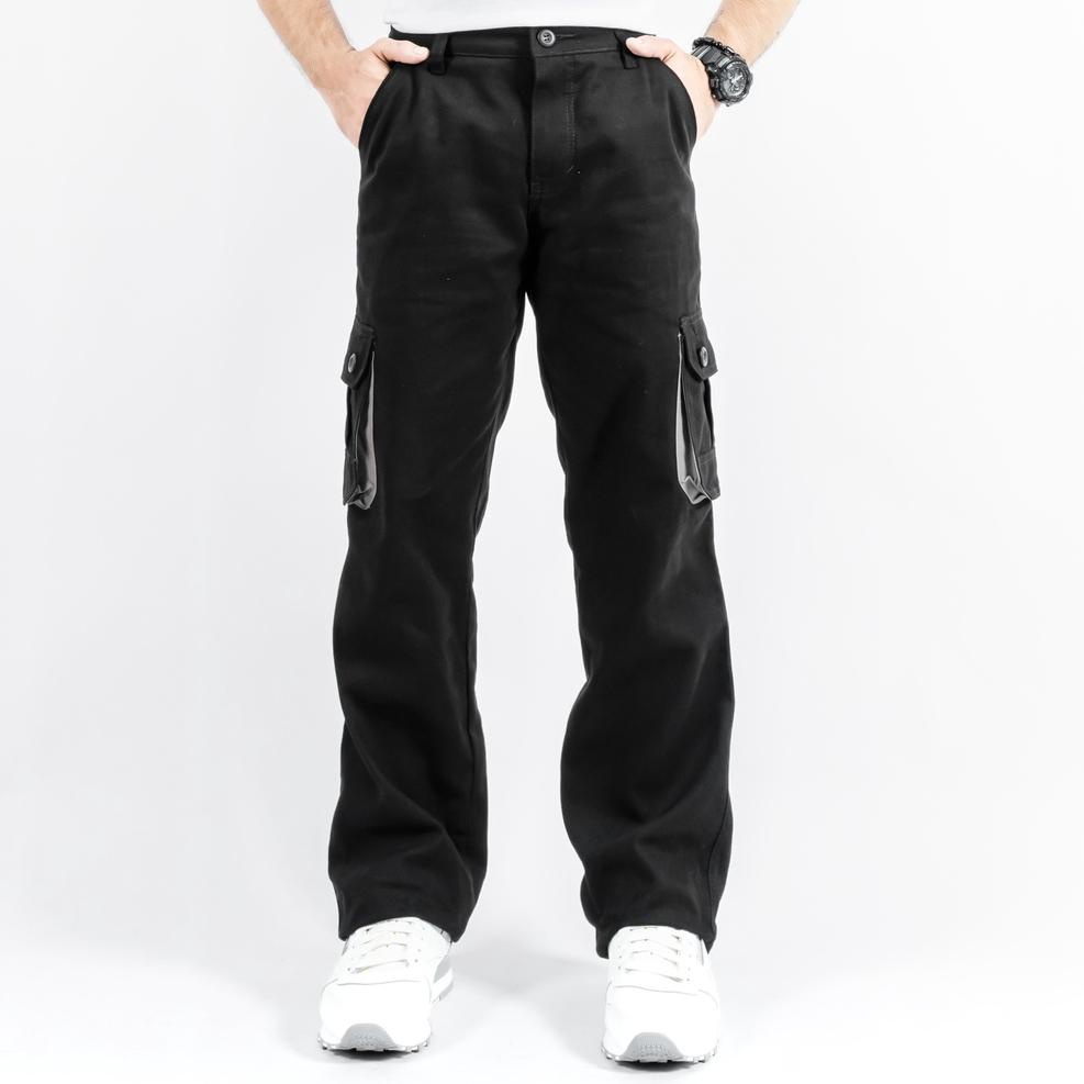 Gizmo Celana Cargo Panjang Prime Black LANGSUNG KIRIM