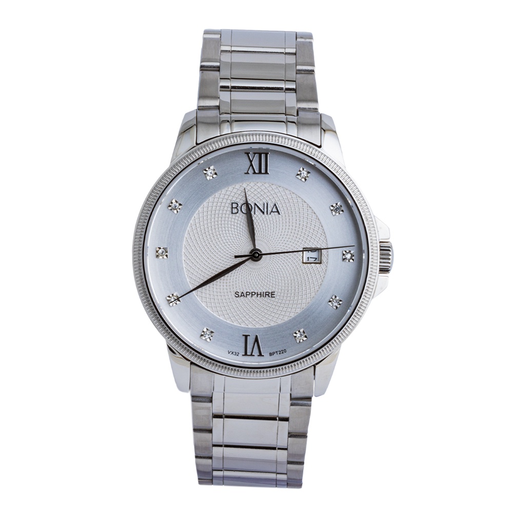 Jam Tangan Bonia BPT220-1313 Jam Tangan Pria Stainless Steel Silver