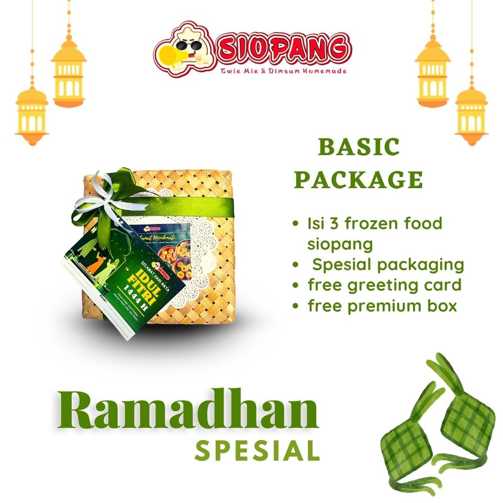 

HAMPERS BASIC PACKAGE EDISI LEBARAN/PARCEL LEBARAN/EID HAMPERS