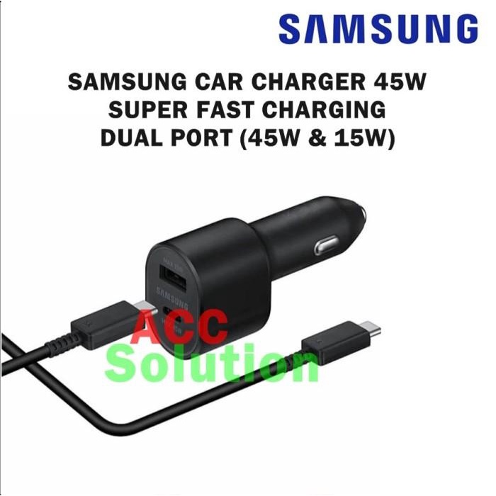 Car Charger Samsung 45W Original Super FastCharging Original