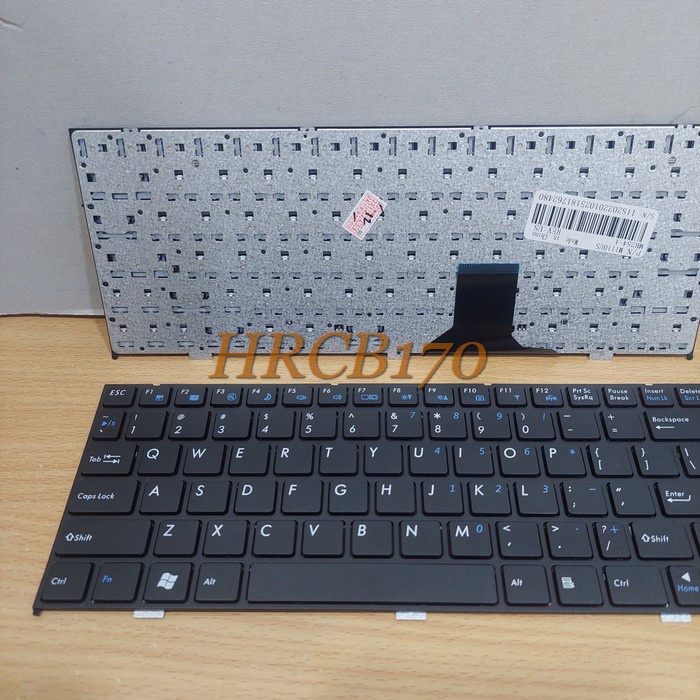 Keyboard Axioo Pico Cjm W217Cu Pjm M1110 Frame Hitam -HRCB