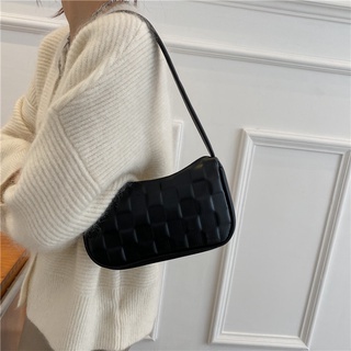 Bag  Quilted Pattern Baguette Bag Single Shoulder Bag 10082