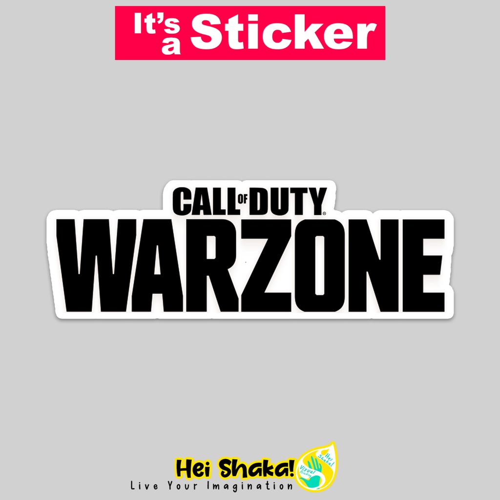 

Stiker COD Call of Duty Warzone Sticker Gamer Tempelan Gaming Bahan Vinyl Anti Air