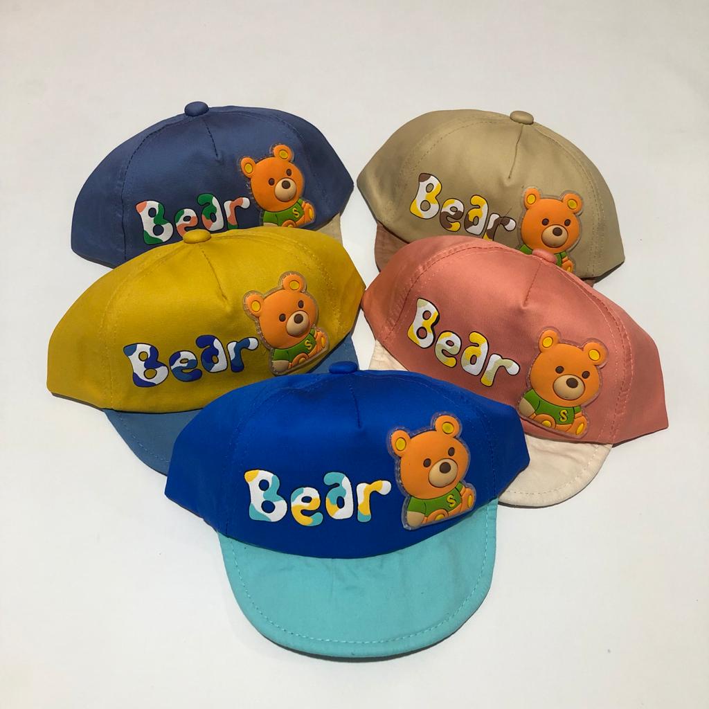 TOPI ANAK ABSTRACK BEAR TOPI ANAK IMPORT 3D TOPI ANAK UNISEX CNA