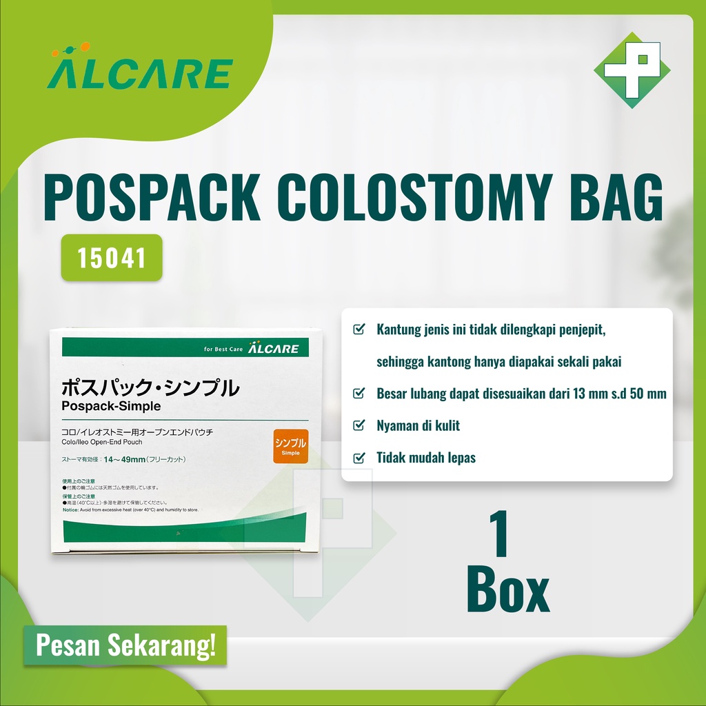 Colostomy Bag / Postpack Simple Alcare 15041 / Bayi Box isi 30's