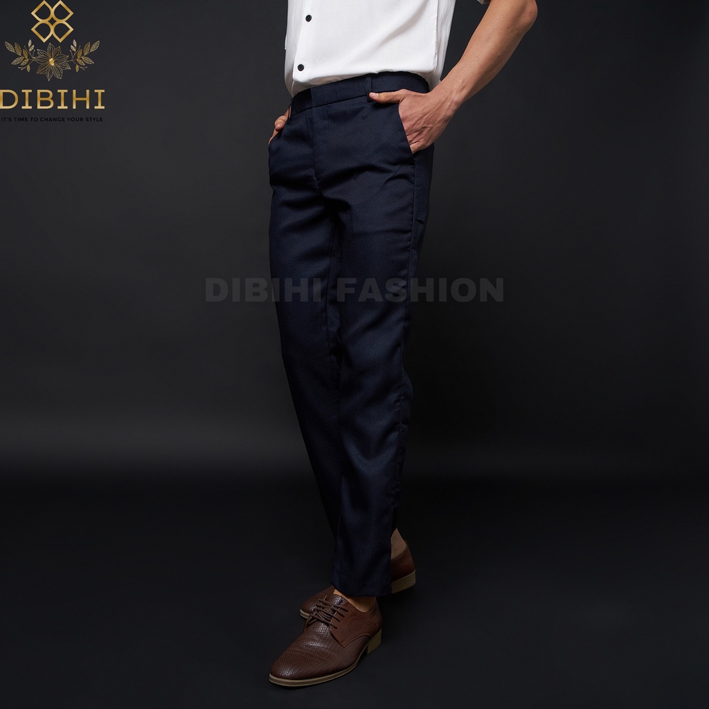 Celana Panjang Bahan Formal Kerja Kantor Dasar Kain Pria Slimfit Premium