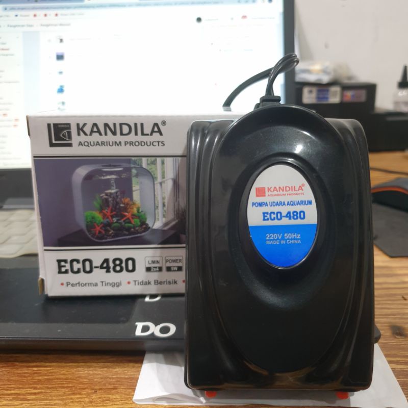 AERATOR KANDILA 2 LUBANG ECO-480 POMPA UDARA / AIRPUMP AQUARIUM KOLAM