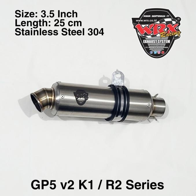 Knalpot WRX Silincer GP5 v2 K SS ---READY---