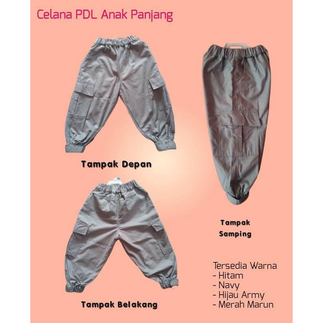 CELANA PDL ANAK PANJANG