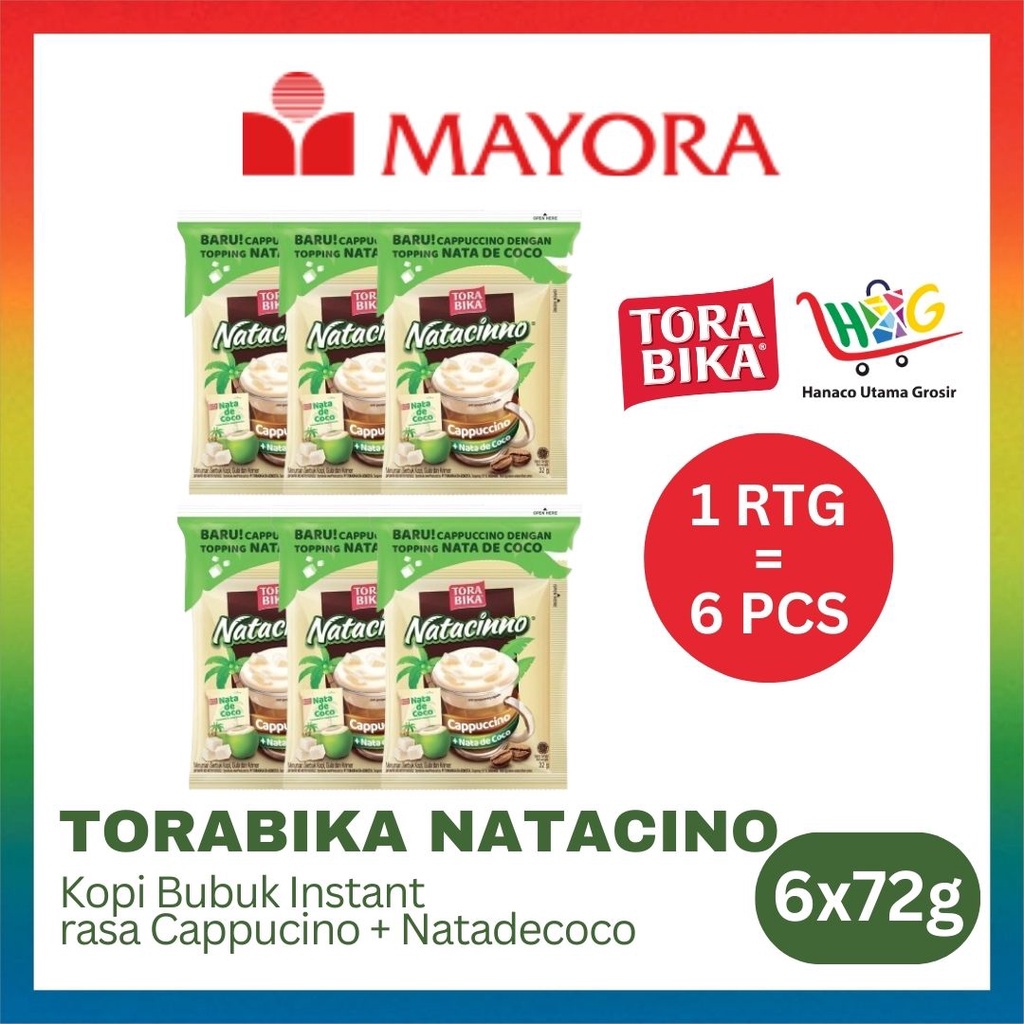 Torabika Natacino / Natachino 6 X 72g [ RTG ]