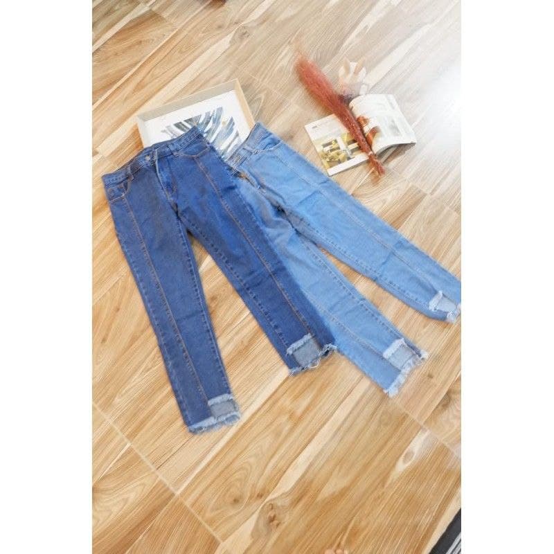 Jeans Boyfrend Sobek Keren / Celana Panjang Wanita Sobek Bawah Terbaru / Celana Panjang Wanita Boyfrend Terbaru / Boyfrend Kekinian Terbaru / Jeans Boyfrend Terbaru Masakini / Boyfrend Bahan Tebal Berkualitas / Boyfrend Kualitas High Quality / pilih warna